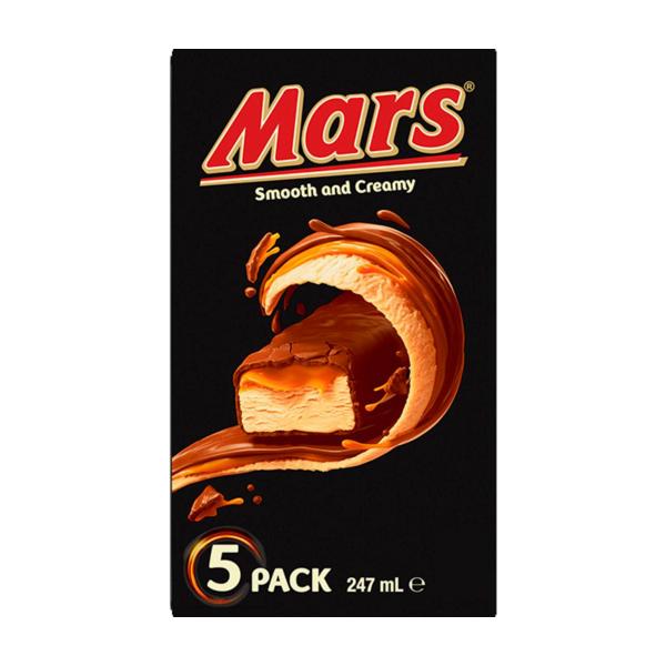 Chocolate Smooth & Creamy Frozen Dessert Bars 5 Pack