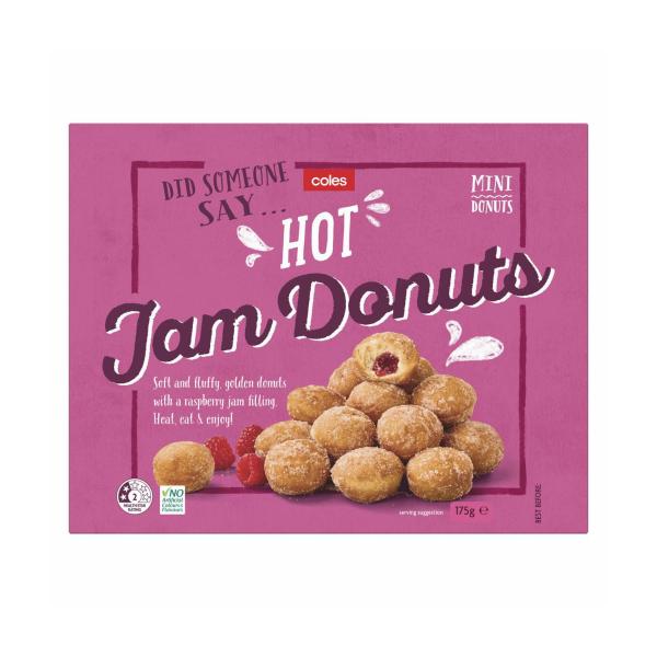 Frozen Mini Hot Jam Donuts