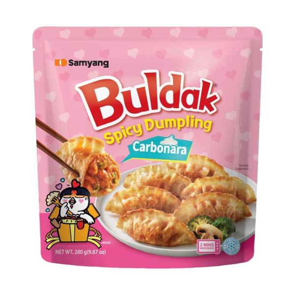 Buldak Spicy Dumpling Carbonara