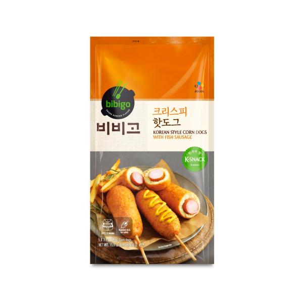 Korean Style Corn Dogs With Fish Sausage
