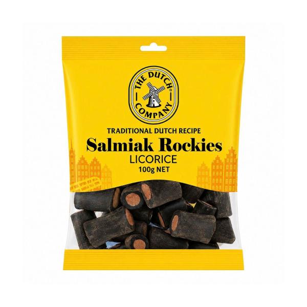 Salmiak Rockies Licorice 20 Pack