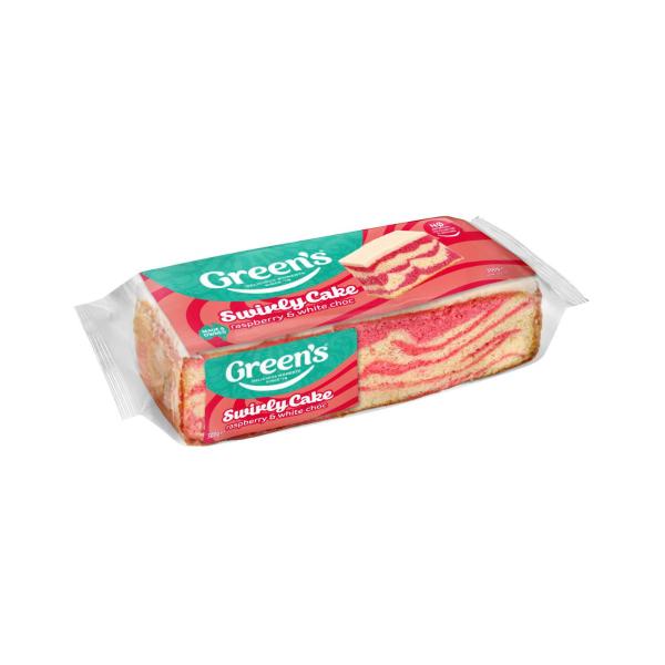 Swirly Raspberry White Choc Cake