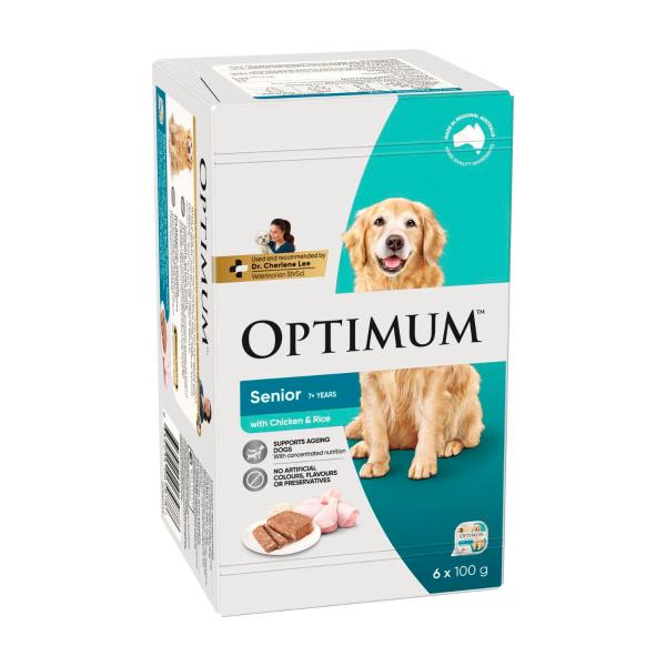 Dog Food Senior Chicken Veg And Rice 6x100g