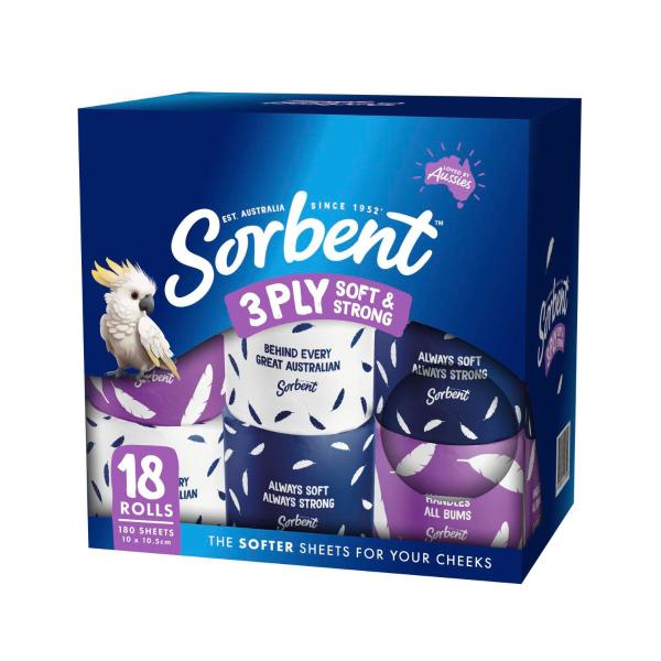 3-ply Soft & Strong Individually Wrapped Toilet Paper