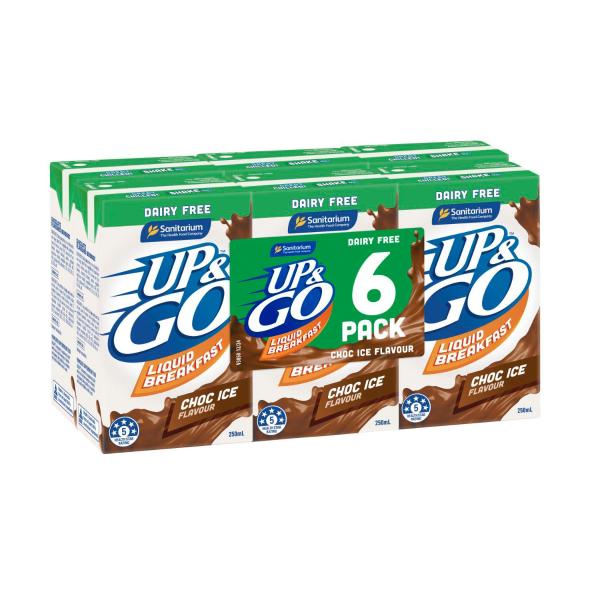 Up&go Dairy Free Chocolate 6x250ml
