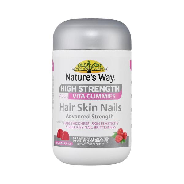 High Strength Gummies Hair Skin Nails