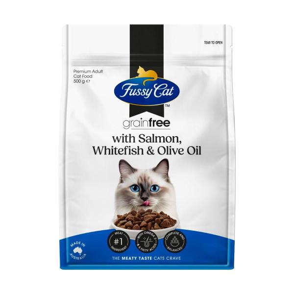 Grain Free Salmon & Oceanfish With Olive Oil Dry Cat Food