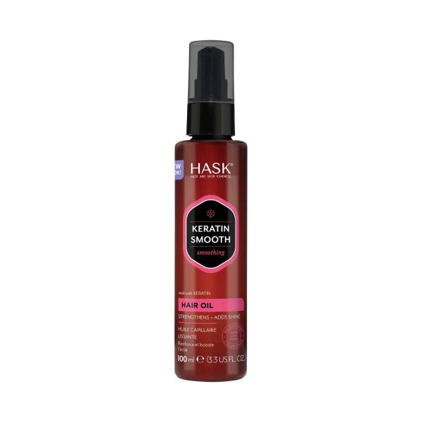 Keratin Oil Smooth Smoothing Hair Oil Pump