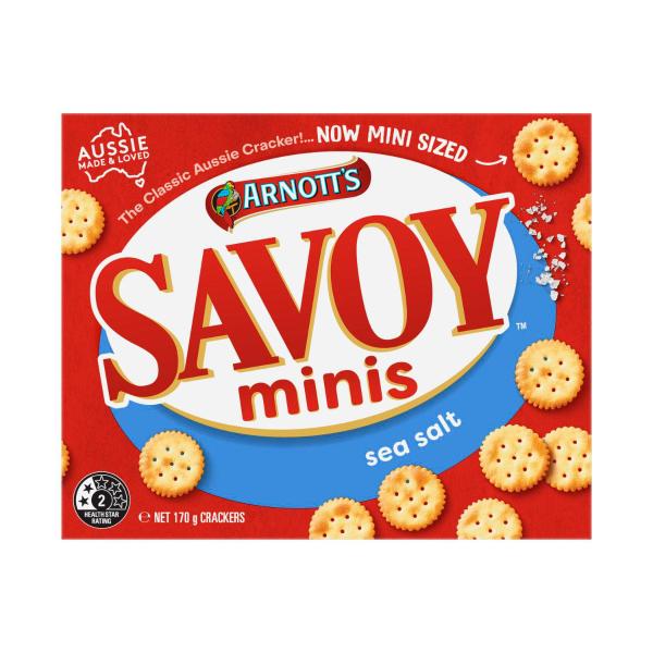 Savoy Minis Crackers Sea Salt
