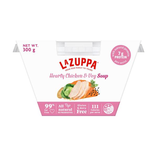 Microwaveable Soup Bowl Hearty Chicken & Vegetable