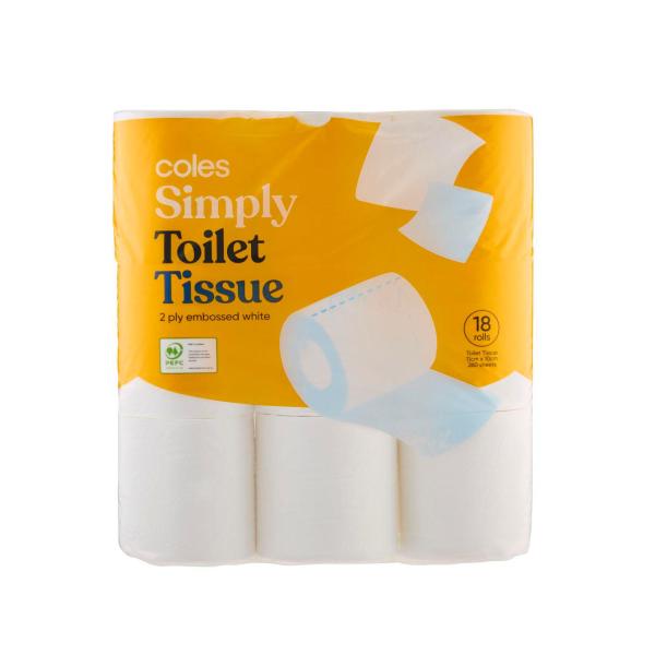 2-ply White Toilet Paper