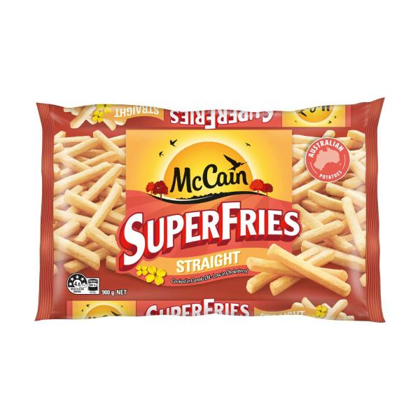 Superfries Frozen Potato Chips Straight Cut