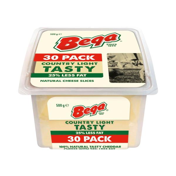 Cheese Country Light Tasty 25% Less Fat 25% More Protein Natural Slices