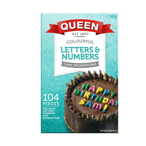 Colourful Letters And Numbers