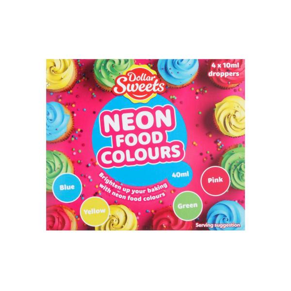 Neon Food Colours 4 Pack