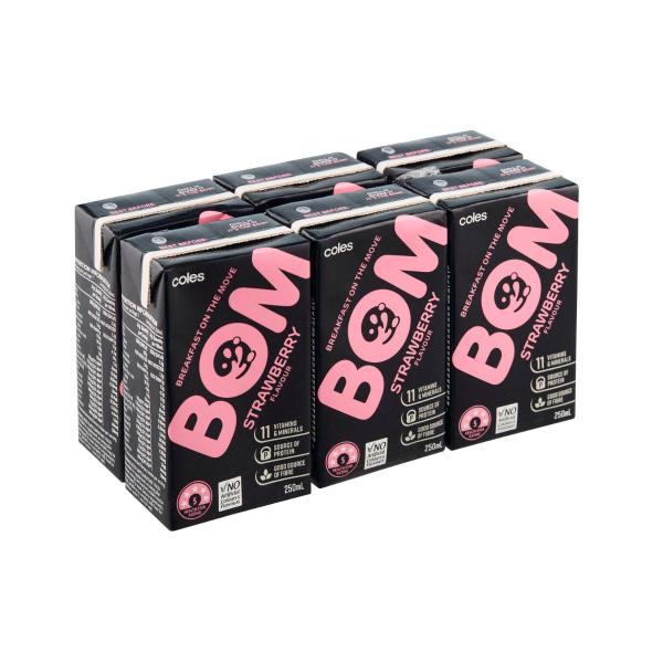 Bom Liquid Breakfast Strawberry 6x250ml