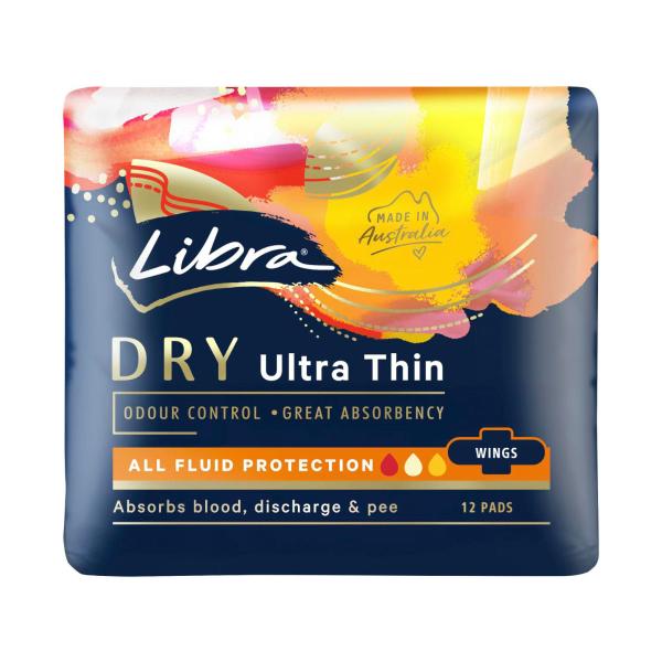 Dry Ultra Thin Pads With Wings