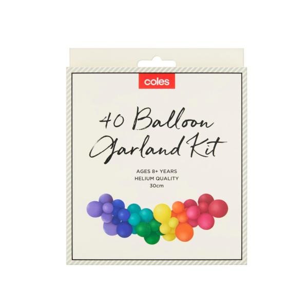 Rainbow Balloon Garland