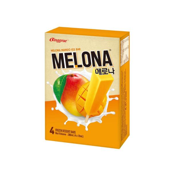 Melona Ice Bar Mango 4 Pack