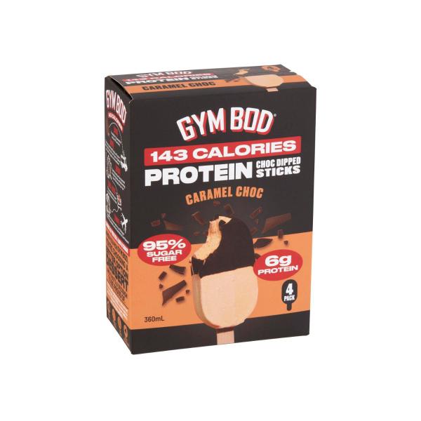 Caramel Protein Choc Dipped Sticks 4 Pack