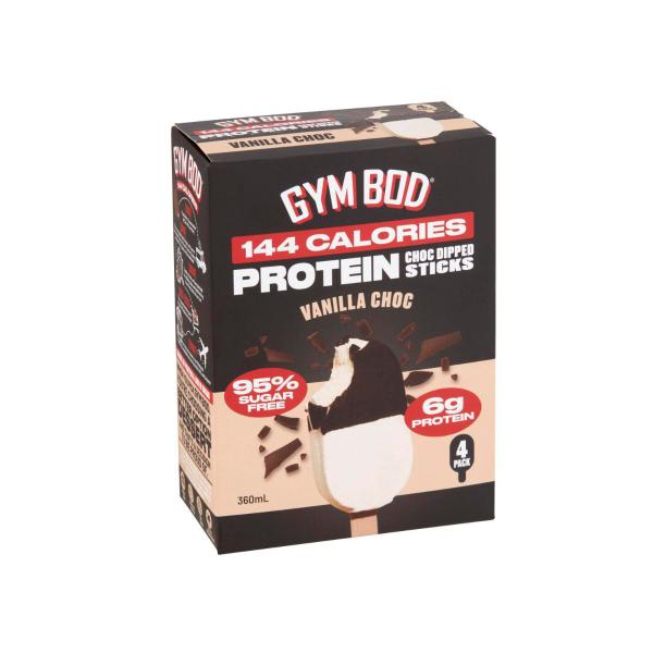 Vanilla Protein Choc Dipped Sticks 4 Pack