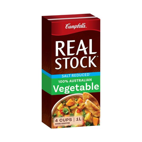 Real Stock Vegetable Stock Salt Reduced