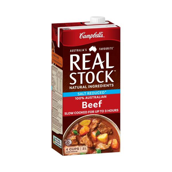 Real Stock Beef Stock Salt Reduced