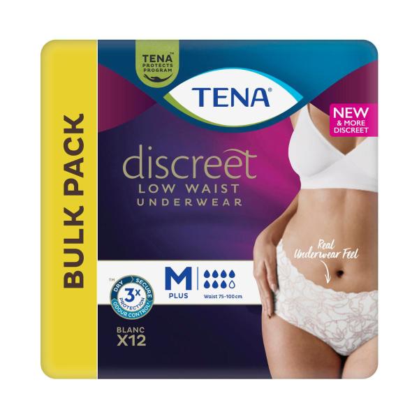 Discreet Pants Low Waist Blanc Size M