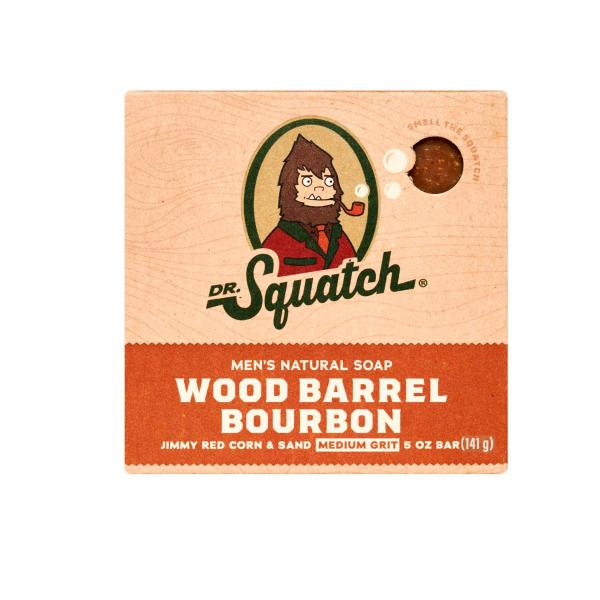 Wood Barrel Bourbon Bar Soap