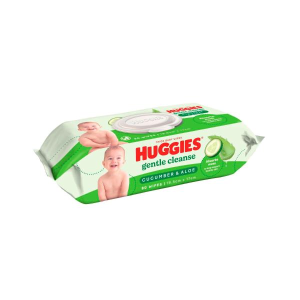 Lightly Fragranced Cucumber & Aloe Baby Wipes