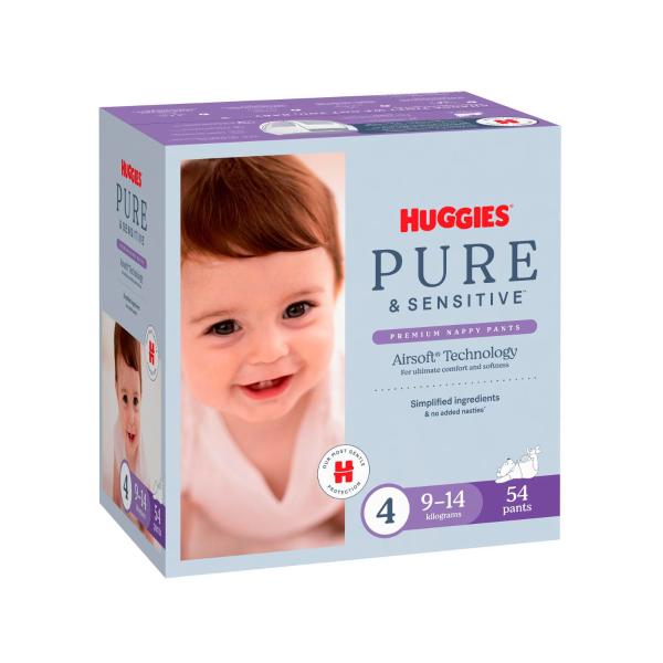Pure & Sensitive Nappy Pants Size 4