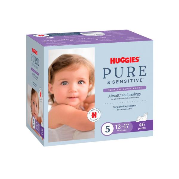 Pure And Sensitive Nappy Pants Size 5