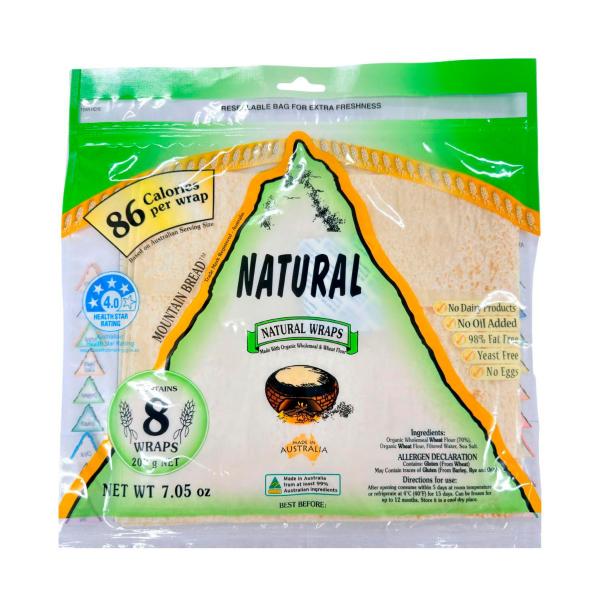 Natural Wraps 8 Pack