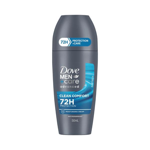 Men Advanced Deodorant Roll On 72hr Antiperspirant Clean Comfort