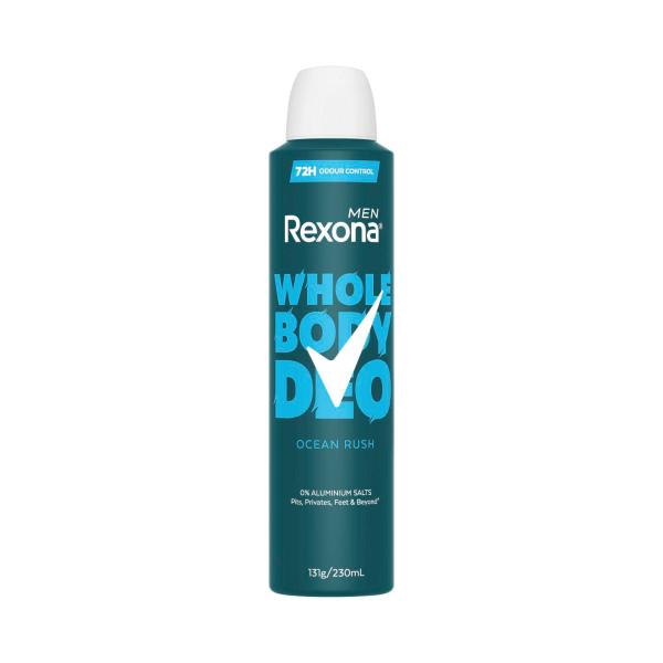 Mens Whole Body Deodorant Spray Ocean Rush