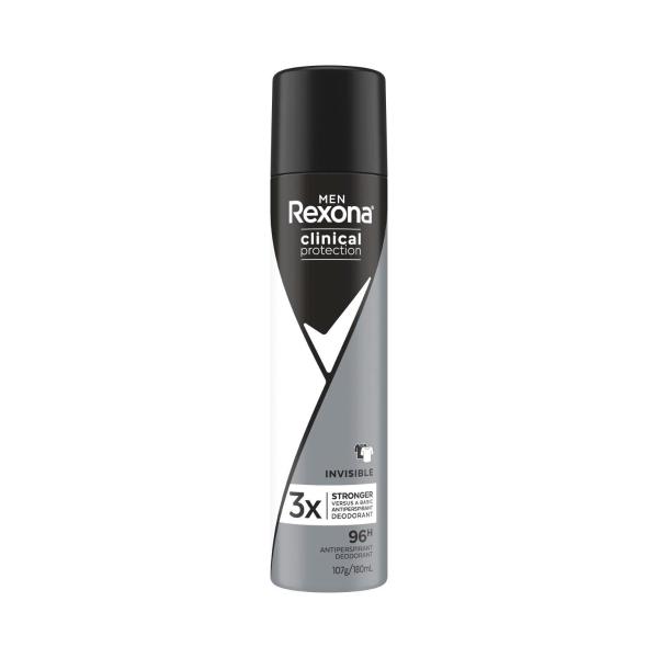 Men Deodorant 96hr Clinical Aerosol Invisible