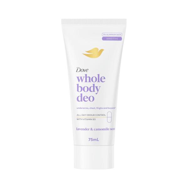 Women Whole Body Deodorant Cream Lavender & Chamomile