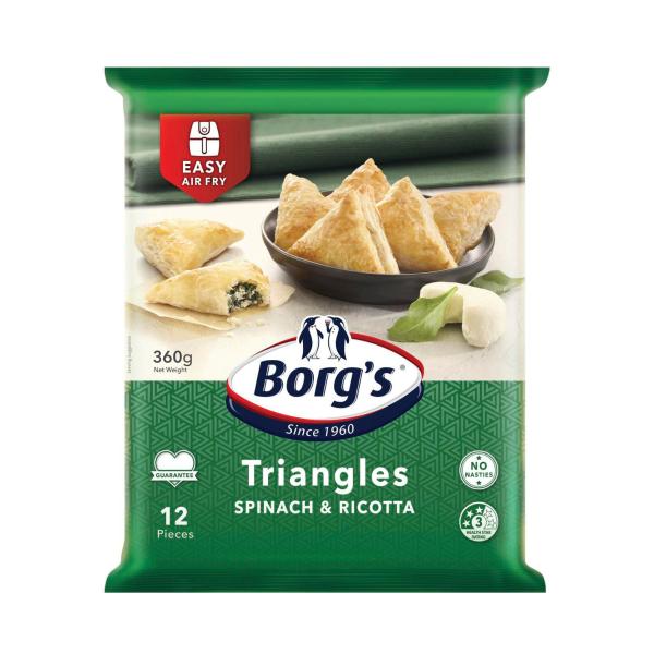 Triangles Spinach Cheese