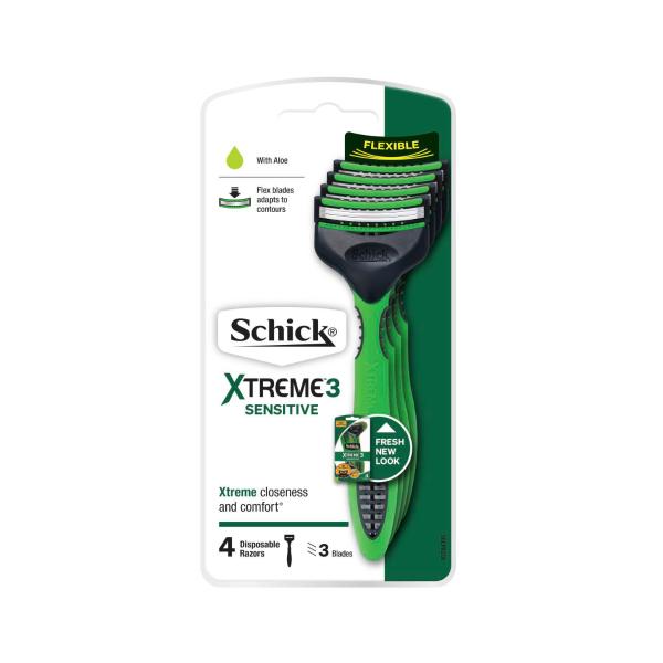 Xtreme 3 Sensitive With Aloe Disposable Razor