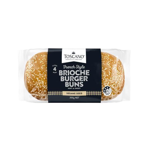 Sesame Brioche Burger Bun