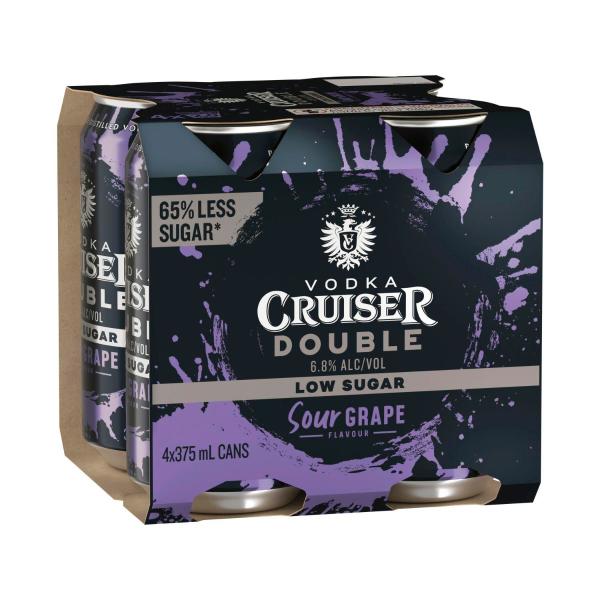 Double Sour Grape Low Sugar Can 375ml