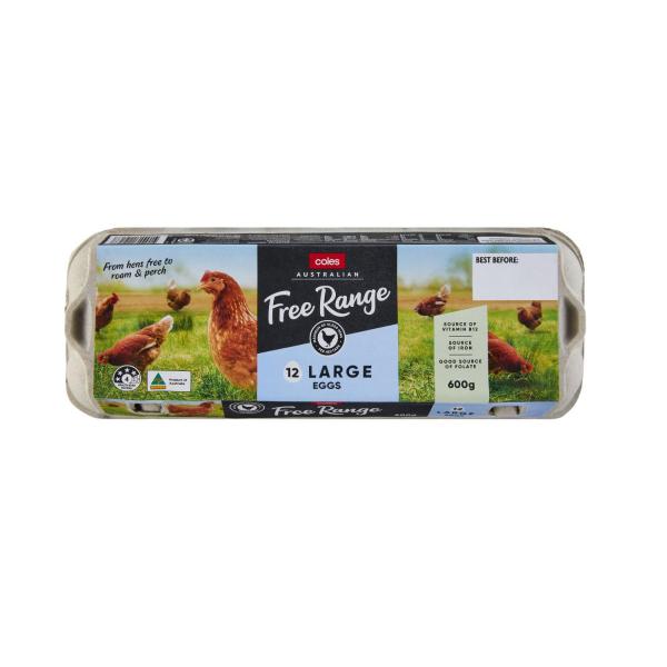 Free Range Eggs 12 Pack
