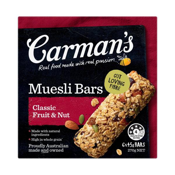 Muesli Bars Classic Fruit