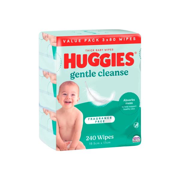 Gentle Cleanse Baby Wipes Fragrance Free