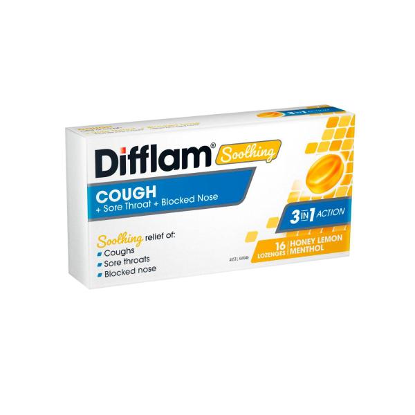 Soothing Lozenges Cough 3 In 1