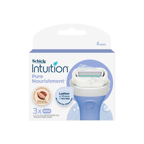 Intuition Moisture Plus Sensitive Care With Aloe & Vitamin E Razor Cartridges