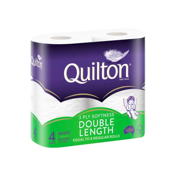 3 Ply Softness Toilet Rolls Double Length White