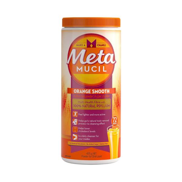 Powder 72 Dose Daily Fibre Supplement Smooth Orange