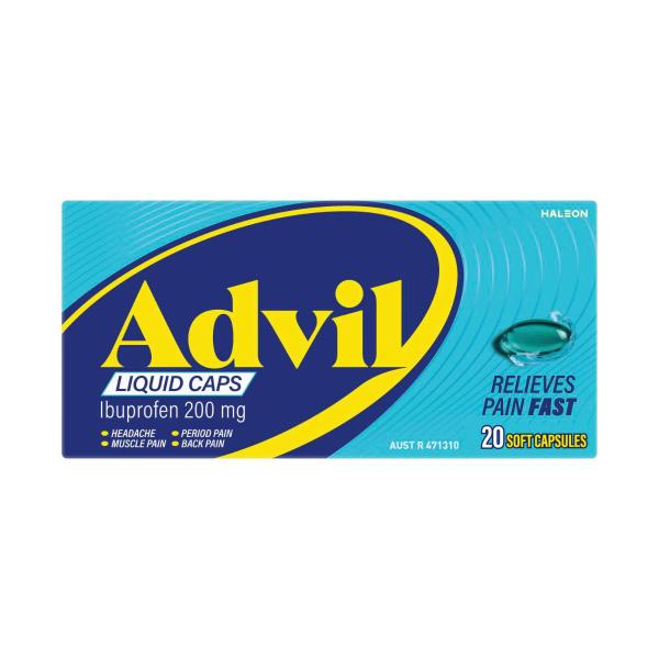 Liquid Ibuprofen Pain Relief Capsules
