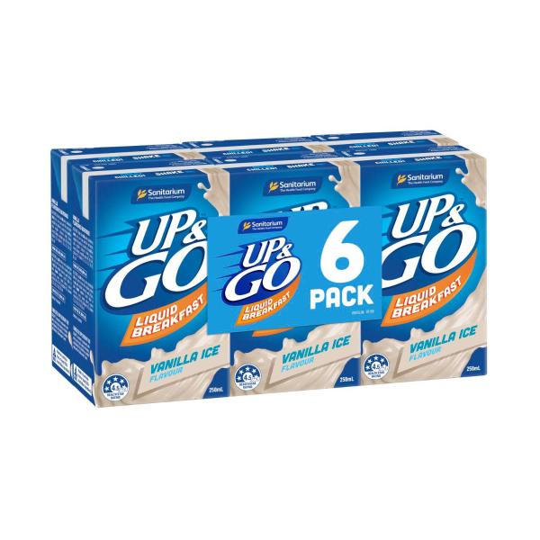 Up&go Cereal Vanilla Ice 6x250ml